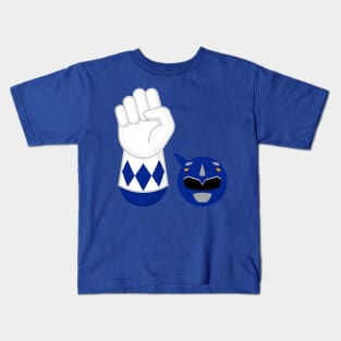 BLUE RANGER hand-power Kids T-Shirt